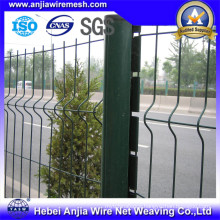 PVC Coated Galvanized Welded Wire Mesh Fence Highway Security Fence